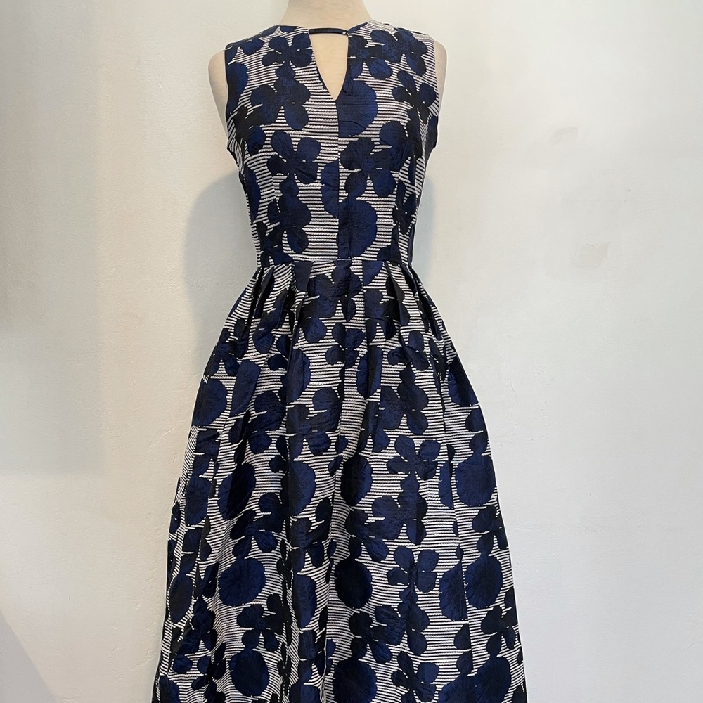 Floral Sleeveless Ballgown Formal Dress Prom Dance - Picture 7 of 15